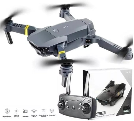 MINI DRONE PIEGHEVOLE CON FOTOCAMERA 4K TELECOMANDO SMARTPHONE WIFI 998 PRO