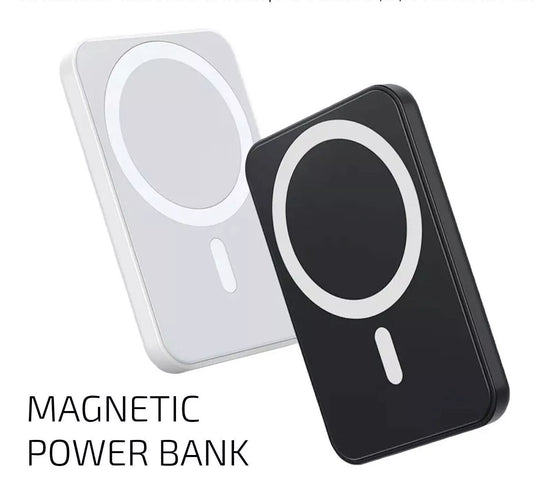 POWER BANK 12000MAH MAGNETICO CARICATORE PORTATILE WIRELESS IPHONE